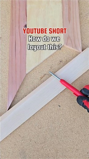 Genius Carpenter Easy Layout | woodworking ideas #shorts #howto #tricks