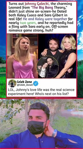 Johnny Galecki Dated BOTH Kaley Cuoco & Sara Gilbert IRL! 😱❤️