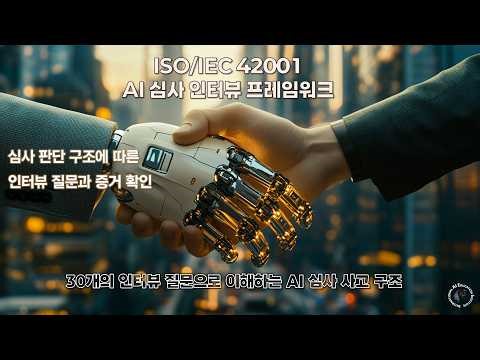 ISO/IEC 42001 AI 심사 인터뷰 프레임워크 | AI 거버넌스 첫번째 질문 공개
