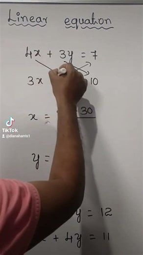 using #cramersrule cramer to solve #linearequations. smart move #fypシ゚viral #maths #mathshorts #fyp