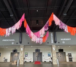 Ceiling Install Fringes/ Fringes/wedding Decorations/ Aerial Decorations/ Party Backdrop - Etsy