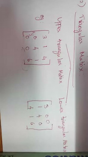 Triangular Matrix - Upper Triangular Matrix and Lower Triangular Matrix