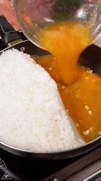 Arroz con huevo fácil y delicioso para preparar en minutos #recetas #comida #cocina #arroz #huevos