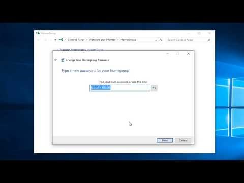 How To Change Homegroup Password In Windows 10