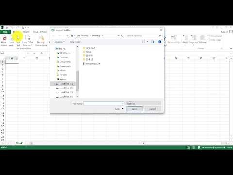 Hướng dẫn chuyển đổi file csv sang excel (offline)