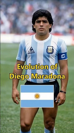 Evolution of Diego Maradona | Argentinian Legend #football #maradona