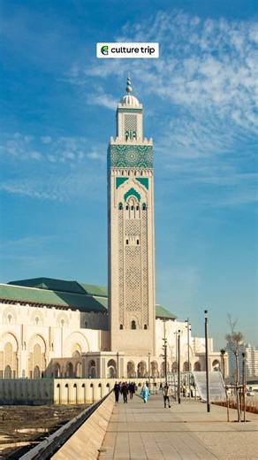 Hassan II Mosque, Casablanca 🇲🇦✨ One of the world’s most breathtaking mosques and the perfect starting point for your Moroccan adventure. From blue-hued Chefchaouen and bustling Marrakech to the sands of the Sahara and the peaks of the Atlas Mountains, Morocco is full of magic waiting to be explored. Click the link below to see all our trips to Morocco! https://theculturetrip.com/africa/morocco/trips?utm_content=feed&utm_medium=social&utm_source=facebook | Culture Trip