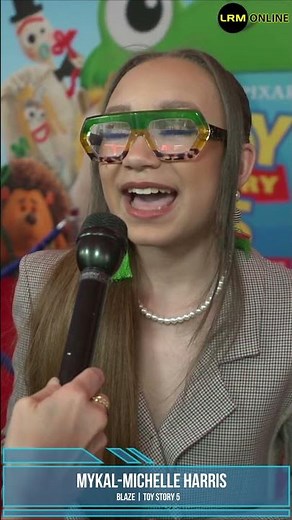 Mykal-Michelle Harris on Blaze in Toy Story 5
