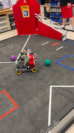 RoboVikes FTC 14518 on Instagram: "For the first time in RoboVikes history, WE HAVE A FUNCTIONAL ROBOT BEFORE CHRISTMAS BREAK! Intake is working, we can retrieve artifacts automatically (as soon as a ball breaks the beam of our distance sensor, it turns on an pulls it into our spinner), and score from both the front and back launch lines! Super proud of our group and their efforts so far this year. Fine tuning a couple of things before break and then we tackle autonomous! #robovikes #labraeproud