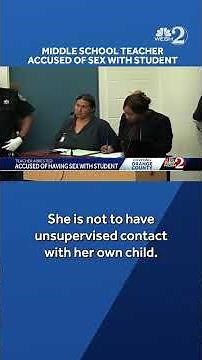 Orange County middle school teacher accused of having sex with student