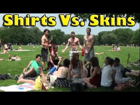 'Shirts Vs. Skins' Public Prank