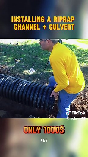 Riprap Channel Installation for Effective Drainage Solutions