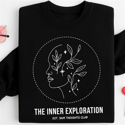 Abstract Face Line Art Sweatshirt Minimalist Botanical Hoodie Fine Line Drawing Shirt Modern Clothing - Etsy