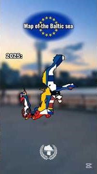 Map of the Baltic sea 2025 vs 1943 #geography #map #mapping #europe #balticsea #history