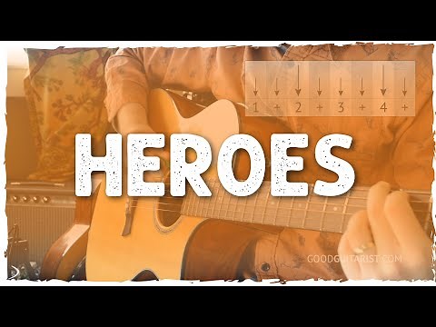 Learn "Heroes" by David Bowie - Easy Beginner Guitar Tutorial