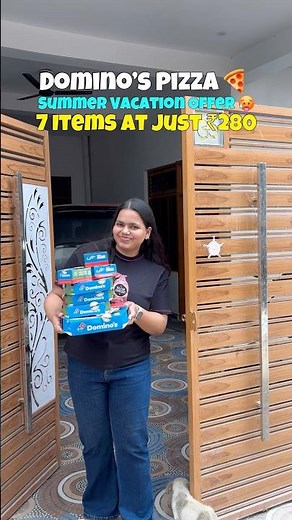 #ad Domino’s 7 Items at just ₹280🍕😍🔥May-June Offer! Order Now #dominos #dominospizza #pizza