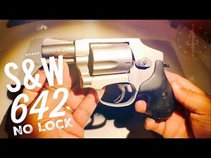 Smith & Wesson Model 642 NO LOCK review -DIY trigger mod (Airweight J frame revolver) CA LEGAL