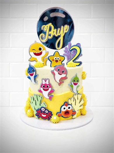 Baby Shark Cake: Bright Under‑the‑Sea Birthday Vibe
