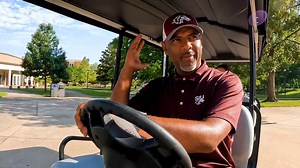 It's been a hot first week of classes but Chancellor Lane was out giving students rides to class. | Southern Illinois University Carbondale