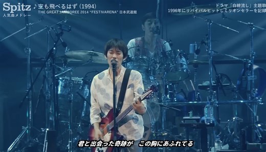 スピッツ 人気曲メドレー 歌詞付き 1080p