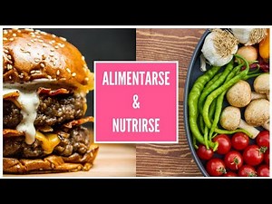 ¿Es lo mismo ALIMENTARSE que NUTRIRSE?🧐🧐🧐