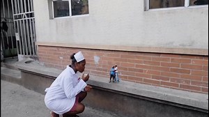 Giantess Vaccinates Shrinking Man in Unique Scene