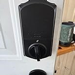 Veise VE017-L Fingerprint Smart Lock with Lever Handles, App Control, Keyless Entry Front Door Lock Set, Electronic Digital Keypad Deadbolt, Remote Grant, Emergency Power Port, Auto Lock, Matte Black