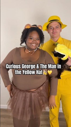 We have the BEST Halloween Costume! #couples #curiousgeorge #shorts #halloweencostume