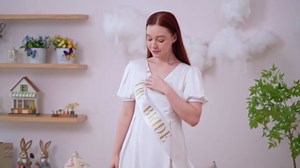 LEIFIDE 10 Pack Bride and Bridesmaid Sash Set Wedding Bachelorette Funny Team Gifts Sash Decorations for Woman Bride Bridesmaid of Honor Party Supplies(Rose Gold, White)