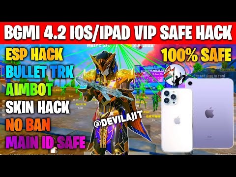 BGMI 4.2 iOS Hack Latest 2026 | Safe For Main IF |DIRECT INSTALL SKIN HACK BGMI WINIOS iOS 4.2 ZERO