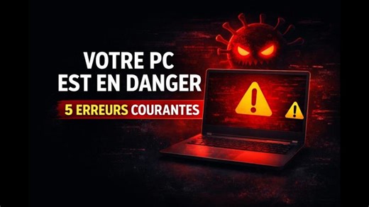 Votre PC est en danger : 5 erreurs que tout le monde fait | Eric L.