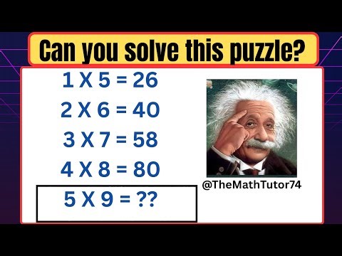How to solve this maths puzzle 🧩🔥? 5 X 9 = ?? | Maths Puzzles | The Math Tutor