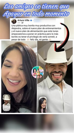 NotichismesEtel on Instagram: "Los amigos se tienen que apoyar en todo momento y eso es lo que hace Arturo Villa. Arturo Villa reveló que tuvo una plática “muy bonita y productiva” con Alejandra para definir el nuevo plan de entrenamientos y alimentación que arrancará este lunes. Sin embargo, lo que realmente encendió las redes no fue el tema fitness, sino cuando destacó “el privilegio de verla sonreír, a pesar de todo”. La frase no pasó desapercibida y de inmediato surgieron las especulaciones: