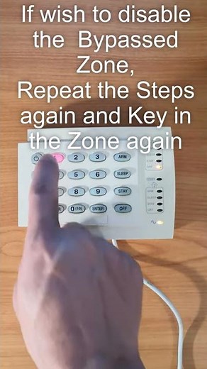 Paradox SP Series - Bypass Zone