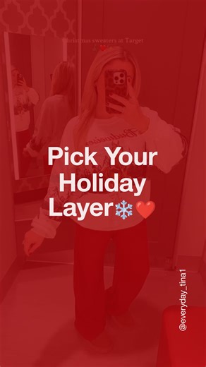 These Christmas sweaters bring all the cozy vibes. You'll want to style 'em for relaxed festive moments, pajama parties, last-minute hosting runs or a movie marathon ❄️❤️ | Target