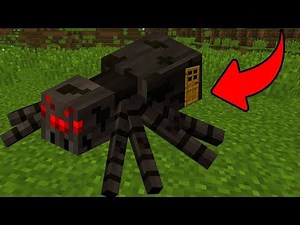 HOW TO LIVE INSIDE A SPIDER IN MINECRAFT!