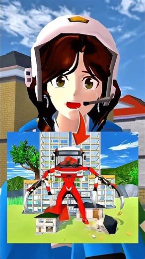 Yuta Rides a Robot Bus?! 😱🤣 Goki Prank #sakuraschoolsimulator #viralvideos #funny