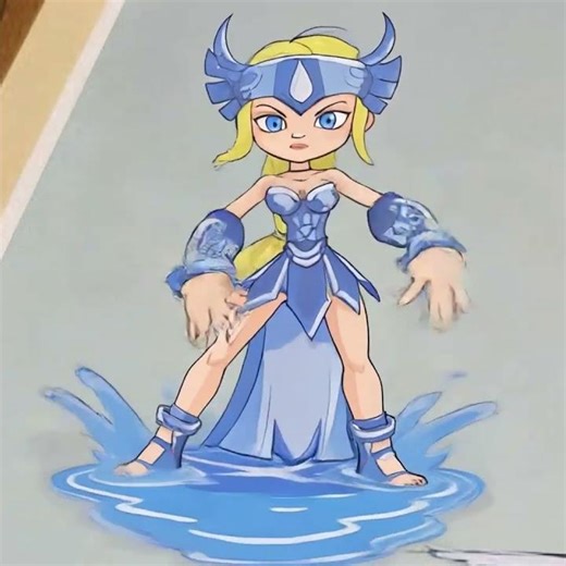 Scrapped Water Girl Skylander