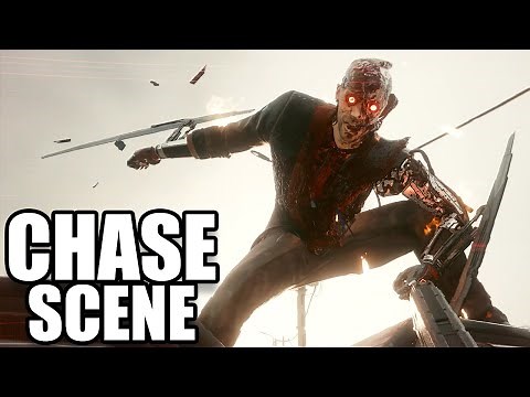 CYBERPUNK 2077 - Takemura Saves V / Motorcycle Chase Scene