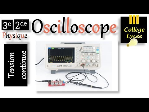 Mesure d’une tension continue à l’aide d’un oscilloscope