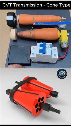 CVT Transmission Explained 😳 #automobile #engineering