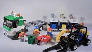 Lego乐高积木城市系列 4206 垃圾清洁车