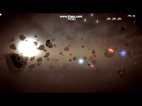 Asteroids game gameplay (new)