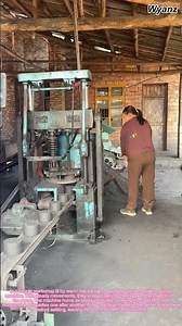 coal briquette making | pressing coal into shape by hand