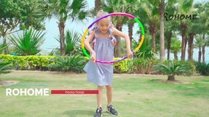 Hoola Hoop for Kids Exercise Hoop Detachable Adjustable Plastic Toy Fitness Hoops for Kids Suitable for Beginners and Children 26in …