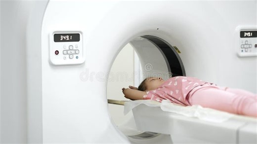 Child Undergoing CT Scan in Hospital Medical Imaging Room. Stock Footage - Video of radiology, imaging: 450035618