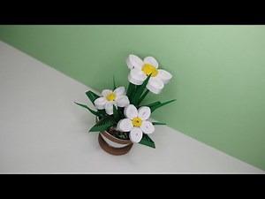 Quilling Vase with Beautiful Flower | Tutorial | DIY | Step by step | Paper Craft