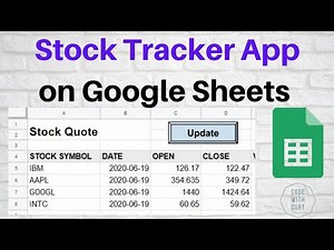 How to Create a Stock Tracker App on Google Sheets using Google Apps Script