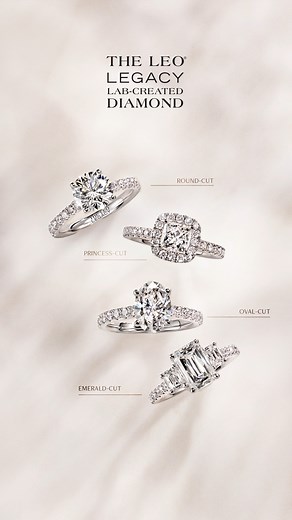 16 reactions | Discover the shape that helps tell your love story. The LEO Legacy Lab-Created Diamond is now available in round, princess, oval, and emerald cuts. #labcreated #labdiamonds #kay #leo #diamonds #holidaygiftideas #jewelrygifts #holiday #leodiamond #giftideas @kayjewelers | The Leo Diamond | Facebook