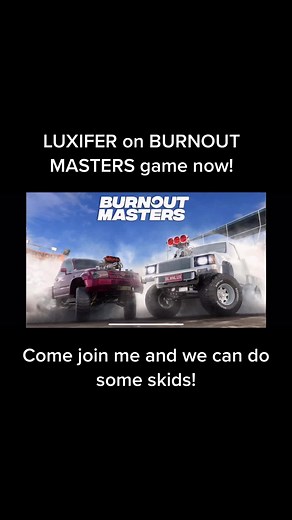 Drive LUXIFER in Burnout Masters Game